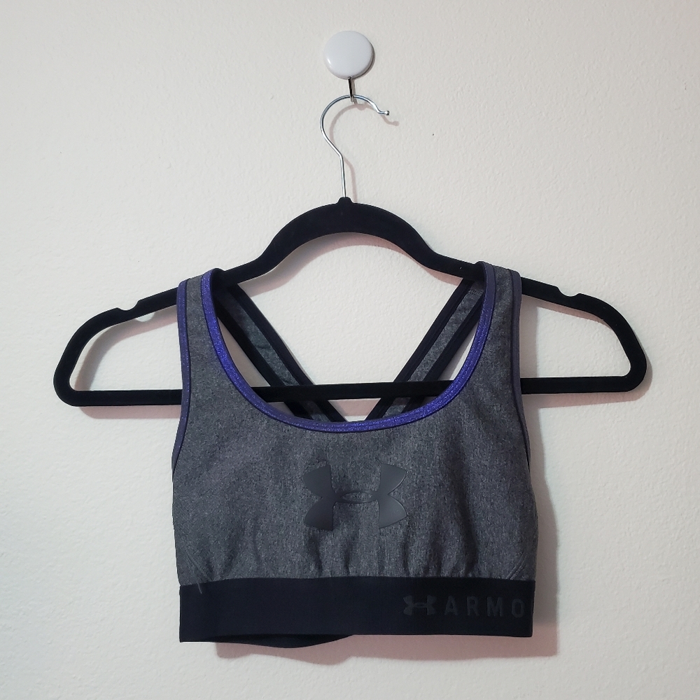 Under Armour Mid Crossback Sports Bra Size XS